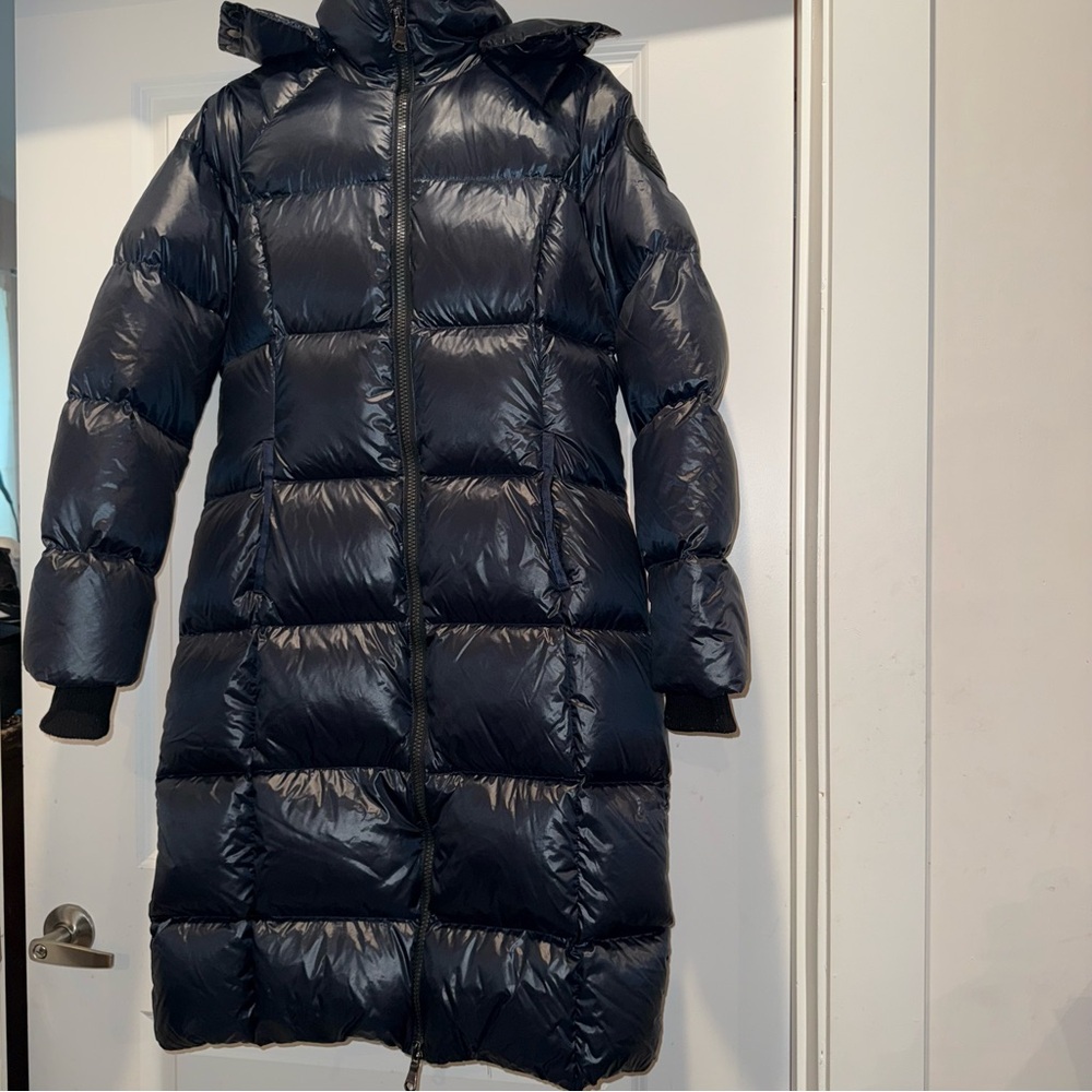 PAJAR CANADA Down Parker Puffer Jacket women’s “Fit like Medium” Navy Blue